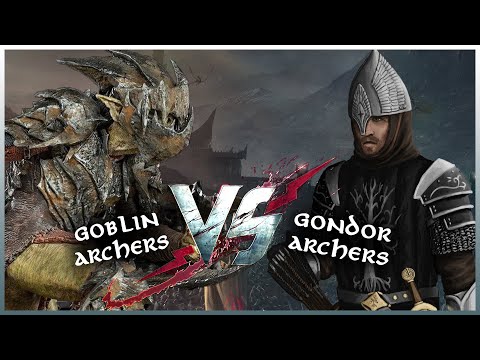 GOBLIN ARCHERS vs GONDOR ARCHERS (5 Round) | Dagor Birim Savaşları