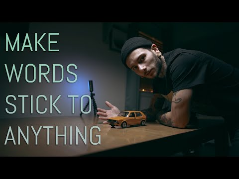 Davinci Resolve TUTORIAL: How to stick WORDS to ANYTHING