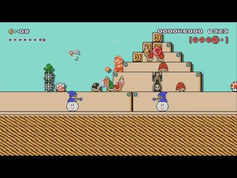Mystic Desert by Psycrow 一SUPER MARIO MAKER一 No Commentary 1AO