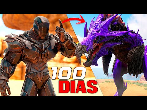 SOBREVIVO 100 DÍAS con BESTIAS CAÓTICAS en ARK: PRIMAL FEAR - (Película Completa)
