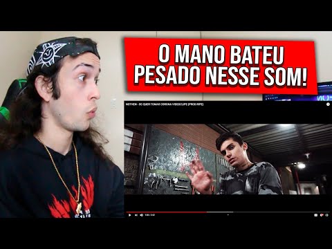 (O FLOW MAIS F0DA DO TRAP 🔥) REAGINDO a NOTHEN - SO QUER TOMAR CORONA - REACT/REAÇÃO