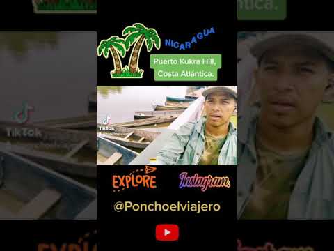 Puerto de Kukra Hill, Costa Atlántica en Nicaragua.