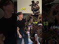 Minha ALTURA Comparado Aos FREDDY S De FNAF