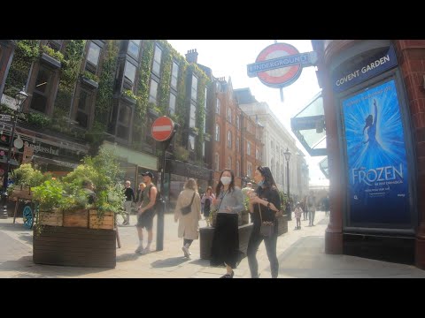 London Covent Garden 🇬🇧 morning walk 02/06/2021