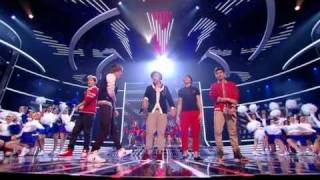 One Direction sing Kids in America - The X Factor Live show 5 (Full Version)