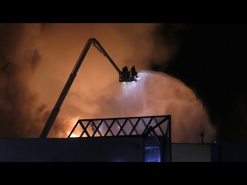 Compagniebrand de Factorij Zwaag - Karsten Tenten - Zeer Grote Brand GRIP 2 09-03-18