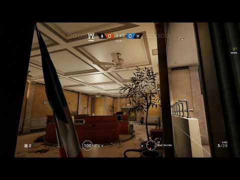 SOLO WALL GLITCH ON CONSULATE! SEE ALL OF MAP(Rainbow six siege)