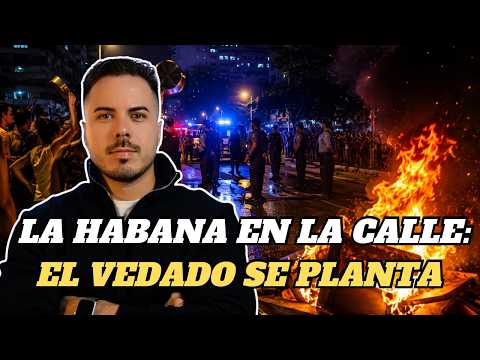 La Habana vuelve a la calle — vecinos bloquean importante avenida del Vedado