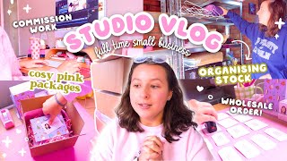 a full week running my full time small business 🌷 packing orders, organising stock & etsy seo tips!