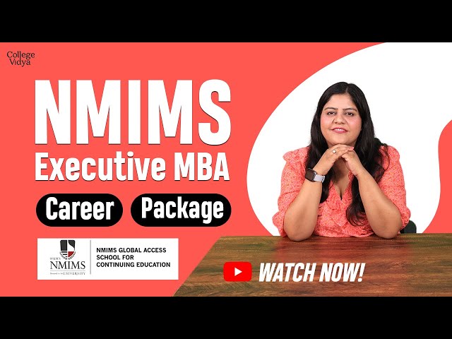 NMIMS Executive MBA 2024: Complete Details in Hindi| Placement| Fees| Facilities| LMS| Packages
