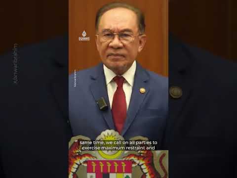 Malaysia's prime minister says Iran talks should end war, not be tactical advantage | AJ #shorts