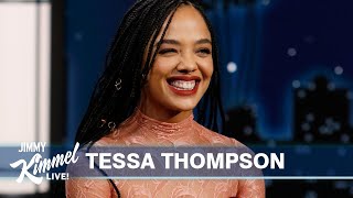 Tessa Thompson on Halloween Costumes, Shooting Thor in Australia & New Movie Passing video