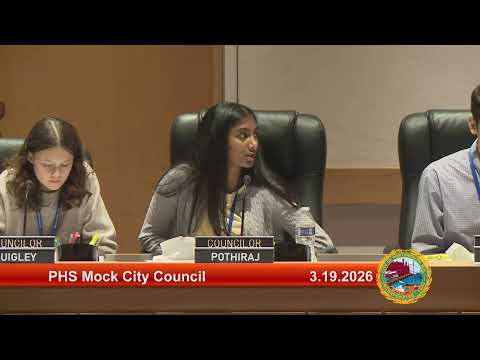 3.19.2026 PHS Mock City Council