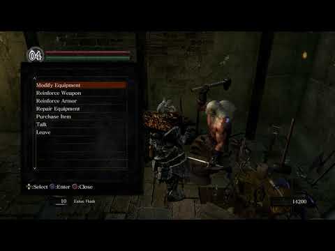 Dark Souls: Remastered - Undead Parrish: Give Andre of Astora Very Large Ember Gameplay (2018)