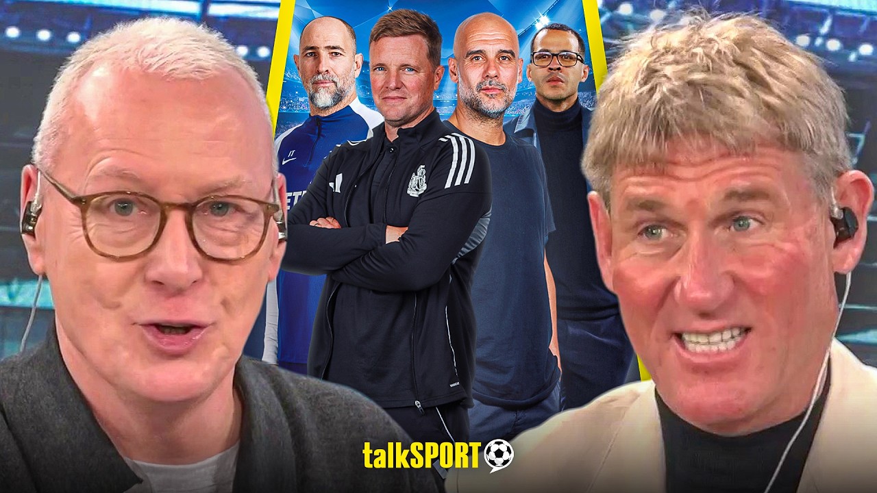 "SPECIAL BRAND OF USELESS!" Simon Jordan SWIPES at Jim White amid LIVELY European Football DEBATE!