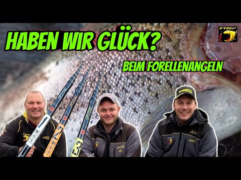 Haben wir Glück beim Forellenangeln ??  Erstes Forellefischen 2023 Im Angelpark Remmesweiler 🎣🎣🎣
