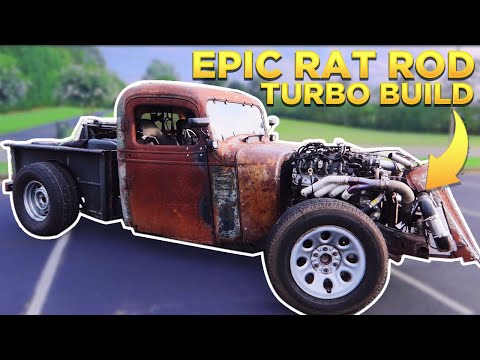 GTR Owner Drives A LS Swapped 700HP Rat Rod! Faster Than A GTR! No Traction! Massive Turbo!