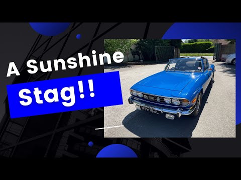 Experience a Mark 1 Triumph Stag - In the Sunshine!