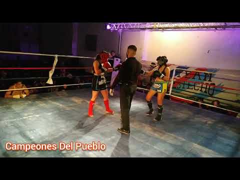 🥊Nemesis Luque Vs Oriana Rodriguez - KICK BOXING - AMATEUR - Campeones Del Pueblo - Siempre Humilde