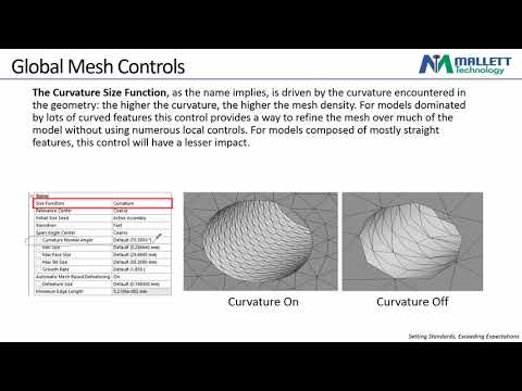 Mallett Technology Webinars - ANSYS Meshing
