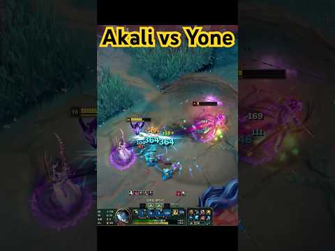 Akali vs Yone#lol #outplay #noxus #gaming #lolshorts #league #akali #yone #toplane #shorts #lofi