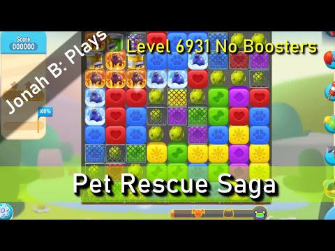 Pet Rescue Saga Level 6931 No Boosters