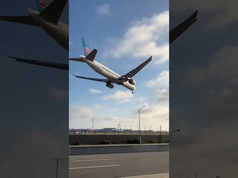 China Southern Airlines pousando em LAX |24R |