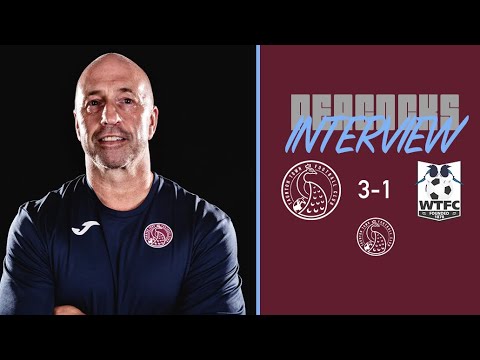 ROB DRAY INTERVIEW: TAUNTON TOWN 3-1 WIMBORNE TOWN