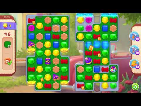 Homescapes Level 2909 With No Boosters