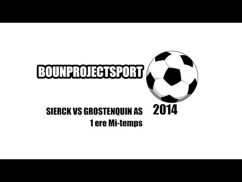Futsal : Sierck - Grostenquin As 1 ere MT  / part 1