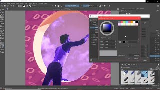 KRITA - Lesson 13 - Applying Filter to Pictures, Layer, Mask, Color Balance, Artistic, Blur , Color