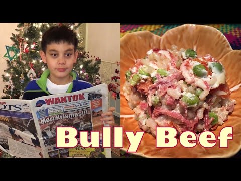 Corned Beef Casserole (Papuan Bully Beef) - In Tok Pisin and English