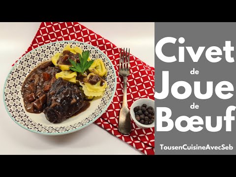 CIVET de JOUE de BOEUF (Tous en cuisine avec Seb)