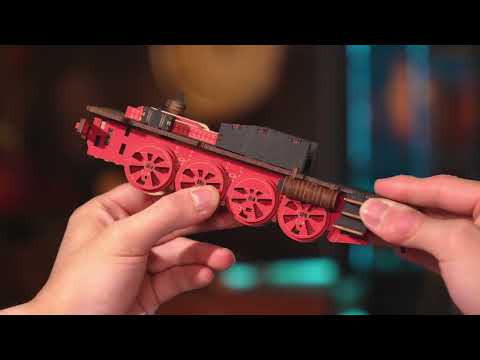 Lokomotive (+ Bahnhof) - Steam Journey - TGS01 - Robotime - BuilDIY