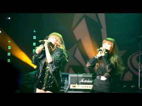 [Fancam] 100417 4minute (Hyuna focused) - Muzik @ Shinhan Credit Card Gwangju Love Concert.mp4