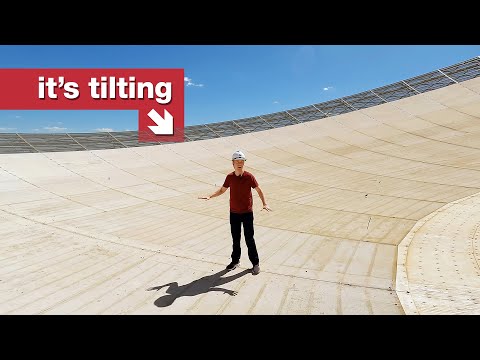 I took a ride on a moving radio telescope