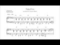 Terrance Shider Take Five Transcription