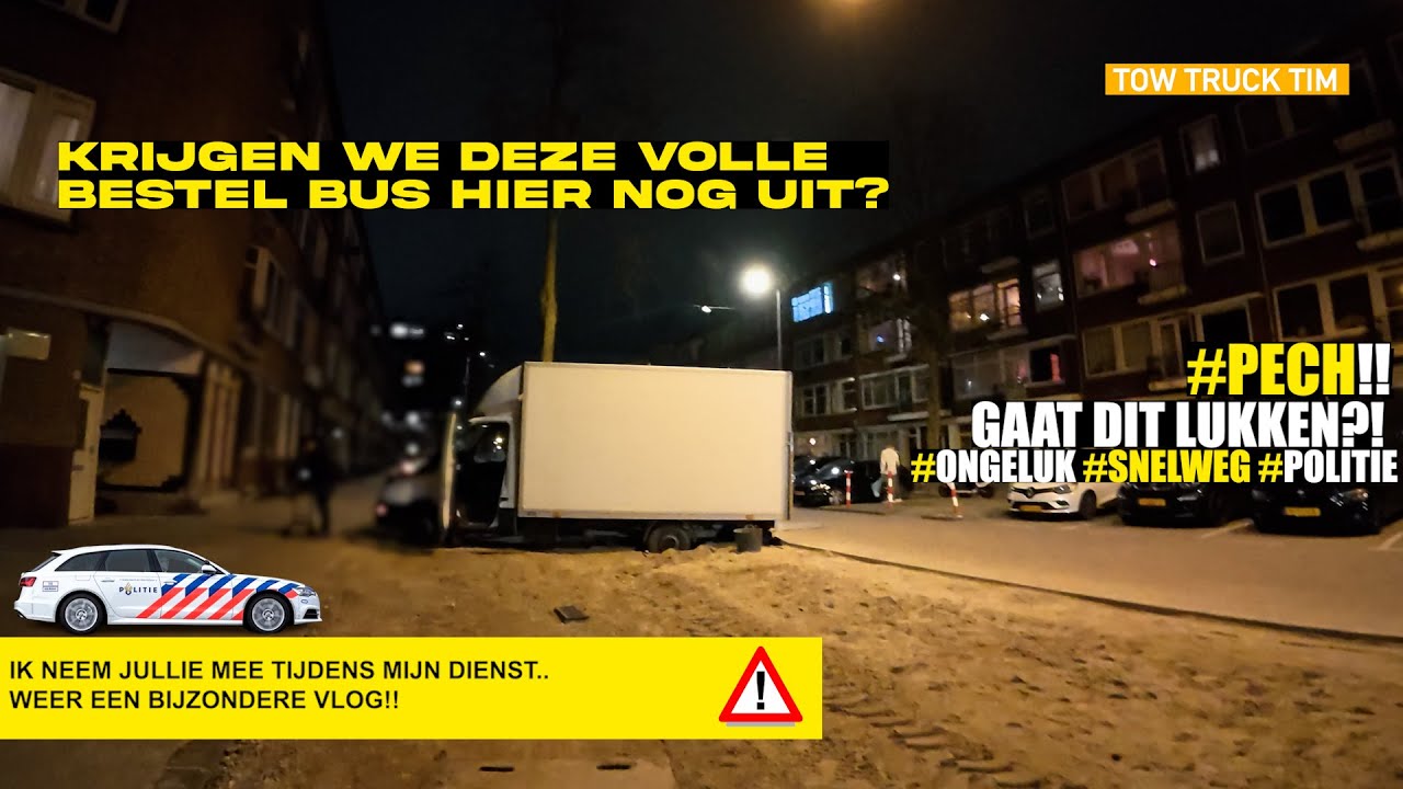🚨Komt deze bestelbus los?.. #PECHGEVAL🚨