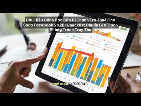 Dấu Hiệu Cảnh Báo Sắp Bị Thanh Tra Thuế Cho Shop Facebook 2026: Checklist Chuẩn Bị... [Tóm Tắt]