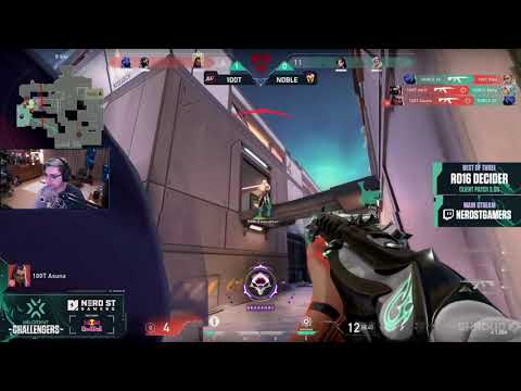 VCT 100T vs Noble: Shroud reacts to Asuna Ace