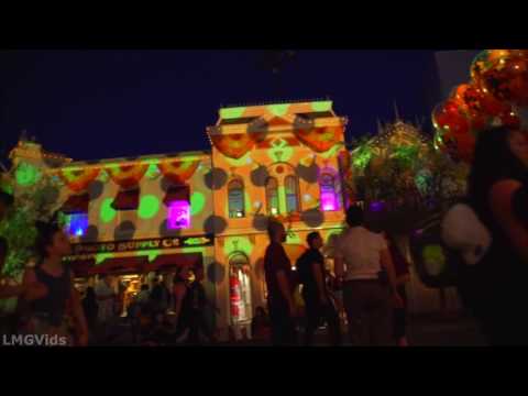 [HD] 2016 Disneyland Main Street Halloween Projections Complete Loop 1080p 60fps