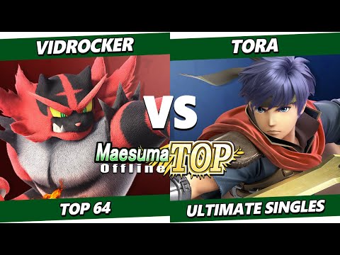 Maesuma TOP 13 - Vidrocker (Incineroar) Vs. Tora (Ike) Smash Ultimate - SSBU