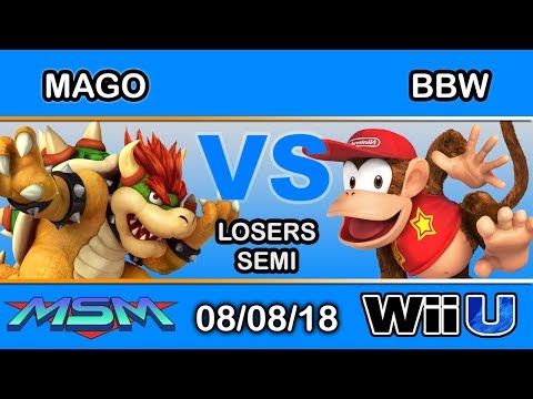 MSM 161 - NSD | Mago_FFF (Bowser) Vs BBW (Diddy) Losers Semi - Smash 4