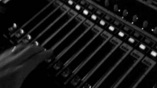 An acoustic piano through a guitar amp