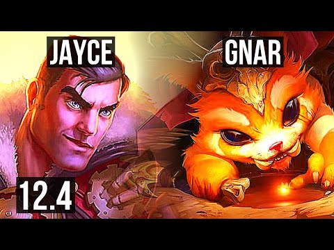JAYCE vs GNAR (TOP) | 2.3M mastery, 6 solo kills, 400+ games | EUW Master | 12.4