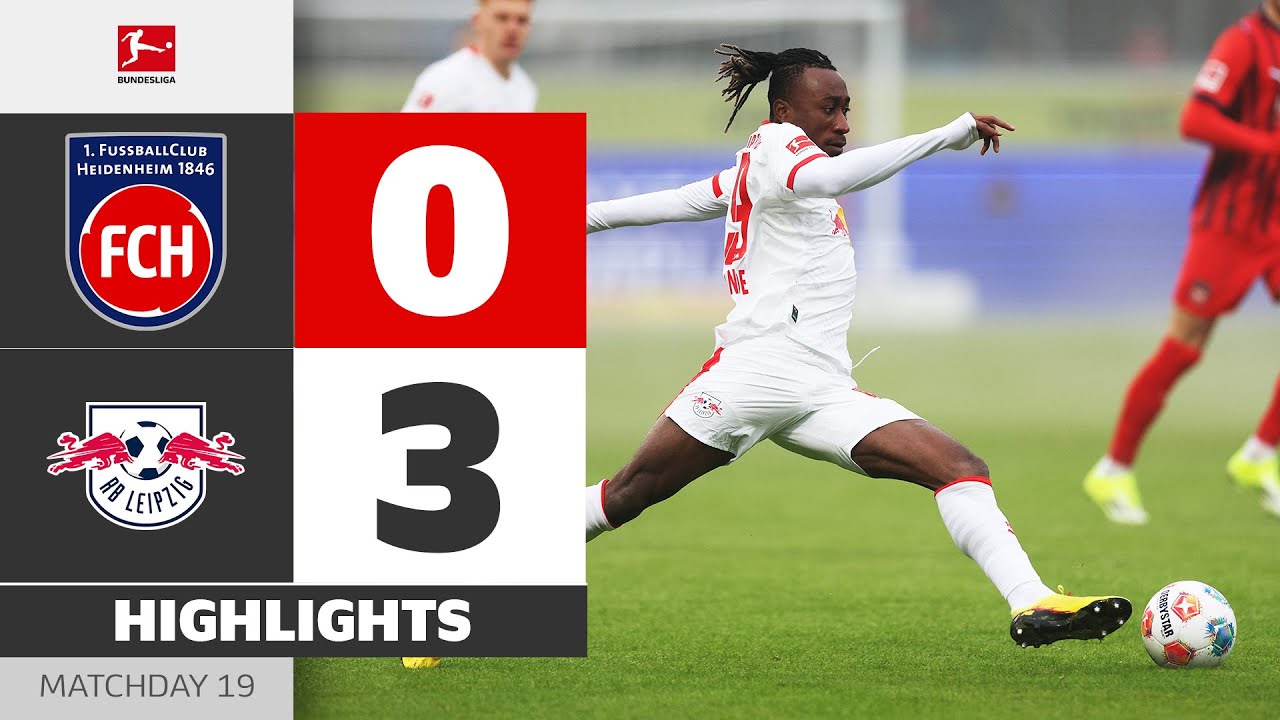 1.  Heidenheim vs RB Leipzig Highlights