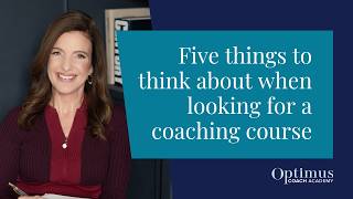 Five Things To Think About If You Are Looking For A Coaching Course