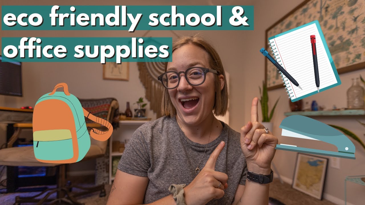 ZERO WASTE SCHOOL SUPPLIES & OFFICE SUPPLIES // zero waste at school and the office