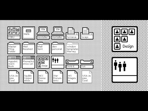 Xerox Parc • Démonstration de l'interface graphique (1982)