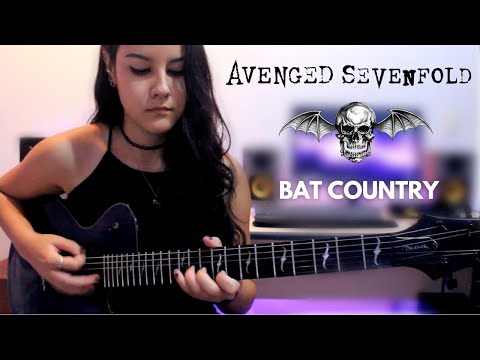 AVENGED SEVENFOLD - Bat Country solo (guitar cover by Helena Nagagata)